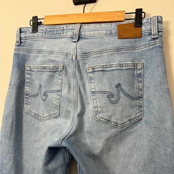 AG Saige Wide Leg Mid Rise Crop Jeans Size 29 In 18 Years Olso Wash - Picture 15 of 15